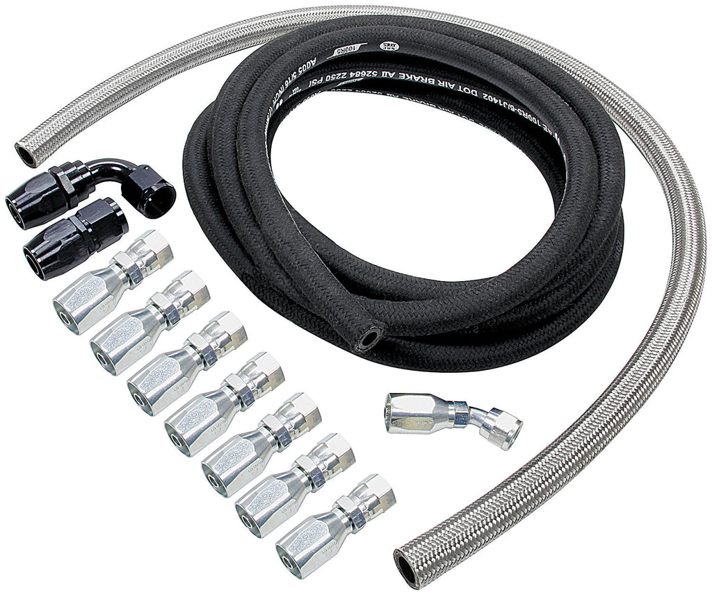 ALLSTAR PERFORMANCE 48200 - Power Steering Hose Kit Rack Front image