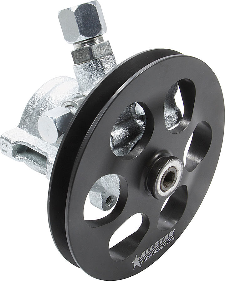 ALLSTAR PERFORMANCE 48252 - Power Steering Pump with 1/2in Wide Pulley image