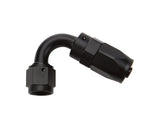 Reusable Hose End Black 120 Deg Elbow -6