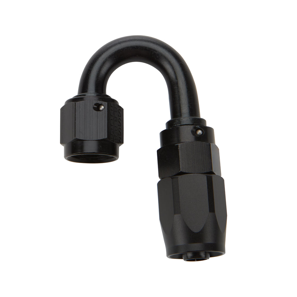 ALLSTAR PERFORMANCE 49383 - Reusable Hose End Black 180 Deg Elbow -8 image