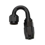 Reusable Hose End Black 180 Deg Elbow -12