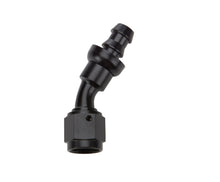 Load image into Gallery viewer, ALLSTAR PERFORMANCE 49422 - Pushlock Hose End Black 30 Deg Elbow -6 image