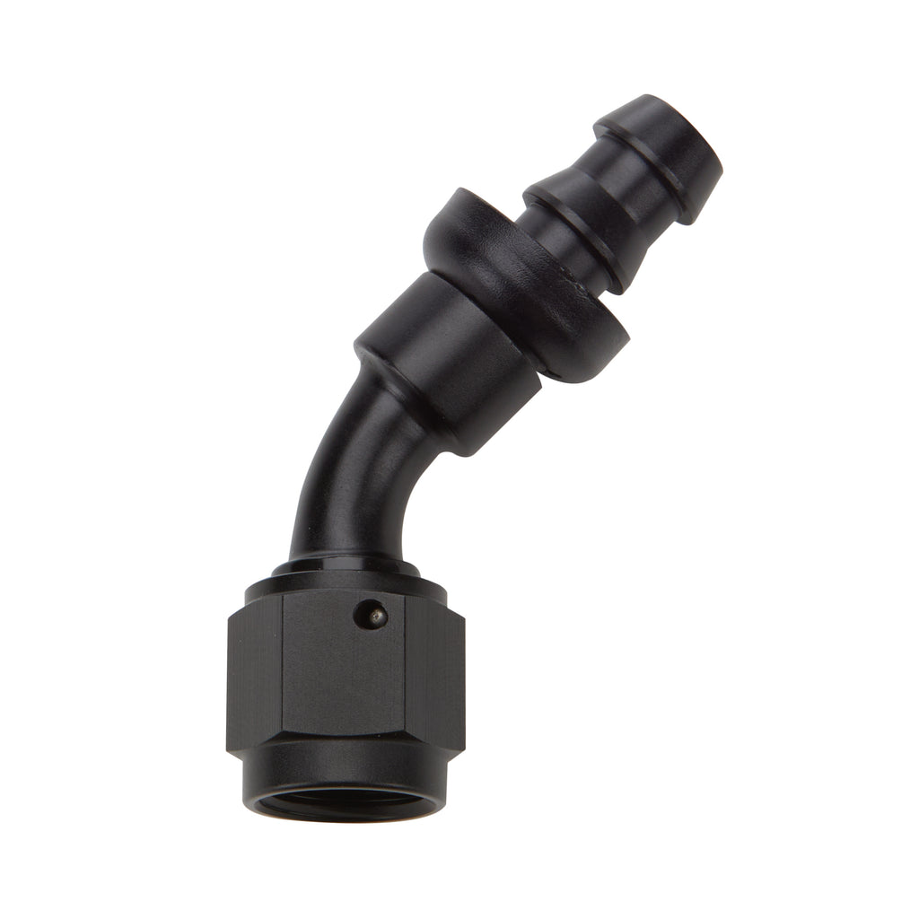 ALLSTAR PERFORMANCE 49431 - Pushlock Hose End Black 45 Deg Elbow -4 image