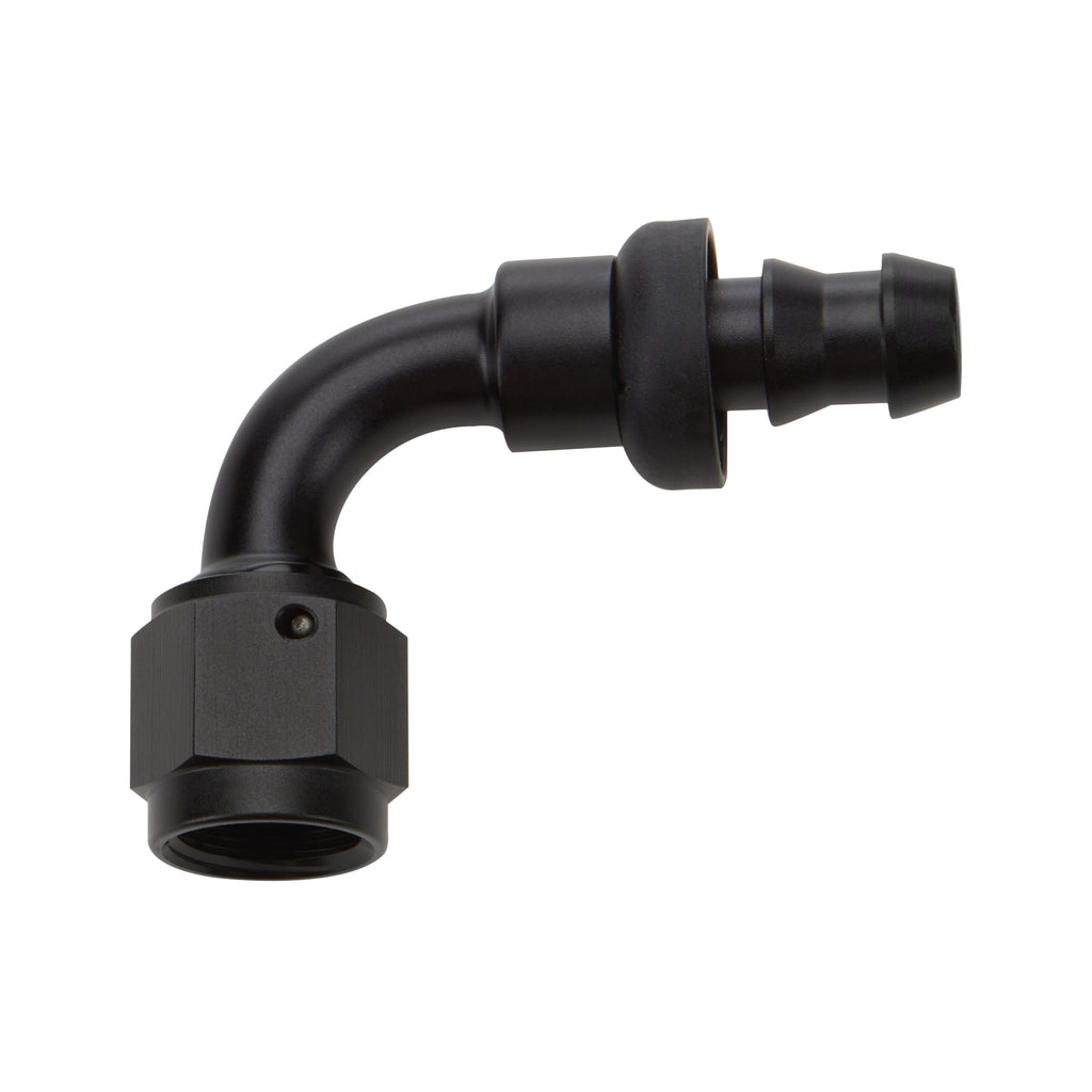 ALLSTAR PERFORMANCE 49451 - Pushlock Hose End Black 90 Deg Elbow -4 image