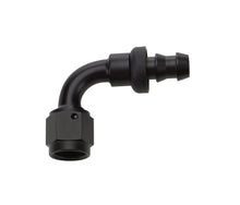 Load image into Gallery viewer, ALLSTAR PERFORMANCE 49452 - Pushlock Hose End Black 90 Deg Elbow -6 image