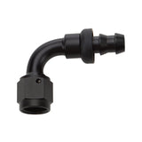 Pushlock Hose End Black 90 Deg Elbow -10