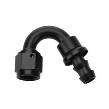 Load image into Gallery viewer, ALLSTAR PERFORMANCE 49473 - Pushlock Hose End Black 150 Deg Elbow -8 image