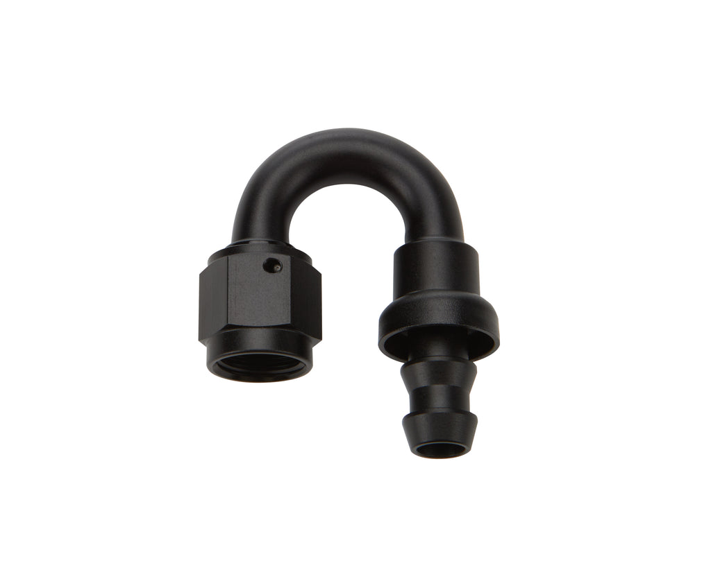 ALLSTAR PERFORMANCE 49482 - Pushlock Hose End Black 180 Deg Elbow -6 image