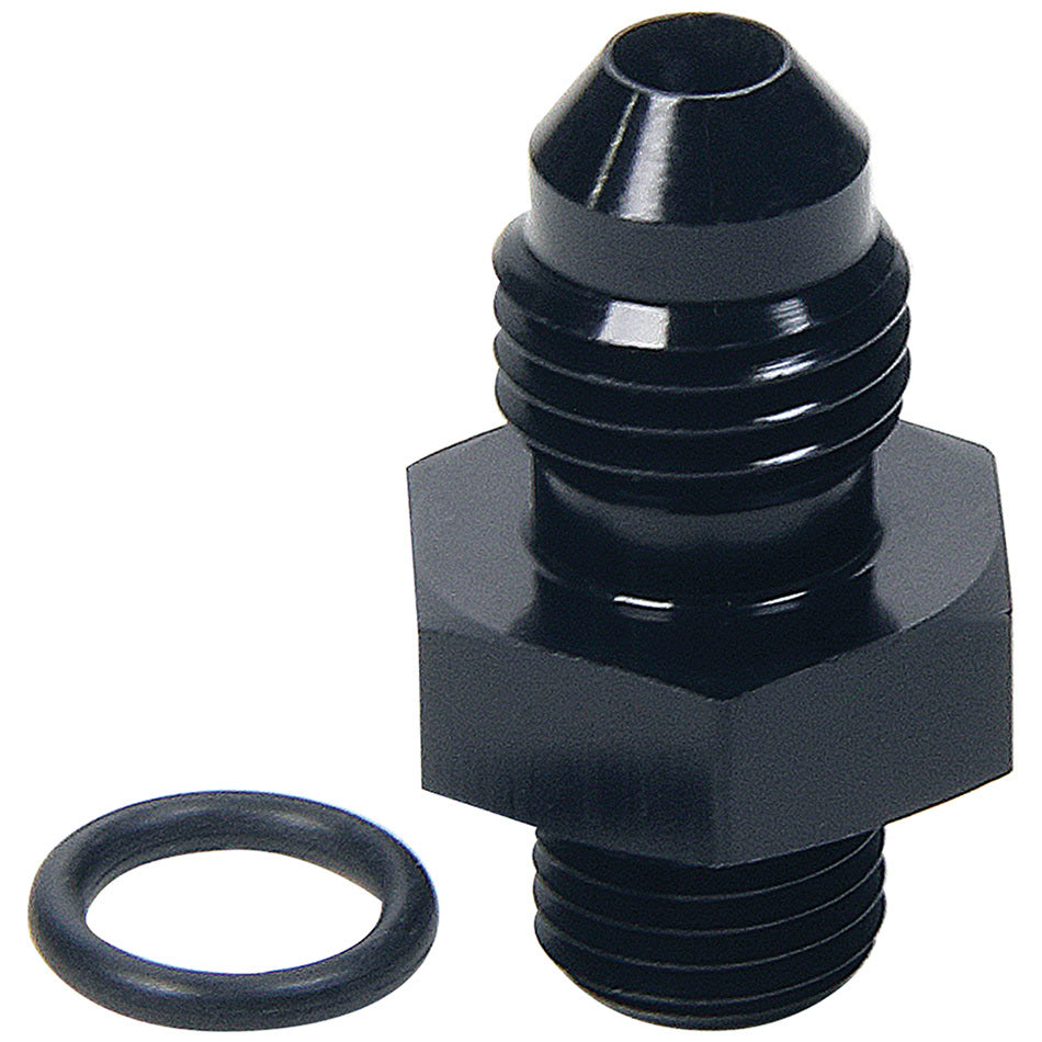 ALLSTAR PERFORMANCE 49830 - AN Flare To ORB Adapter 3/8-24 (-3) to -4 image