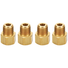 Load image into Gallery viewer, ALLSTAR PERFORMANCE 50121 - Adapter Fittings 1/8 NPT to 1/4 Line 4pk image