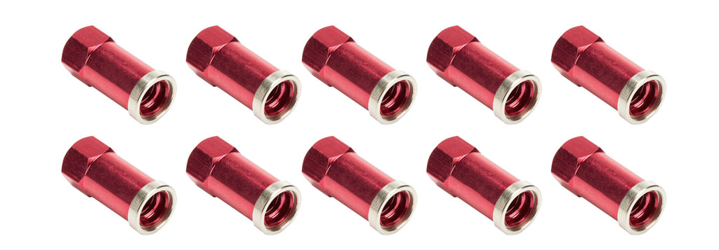 ALLSTAR PERFORMANCE 72061 - QC Cover Nuts Long Red 10pk image