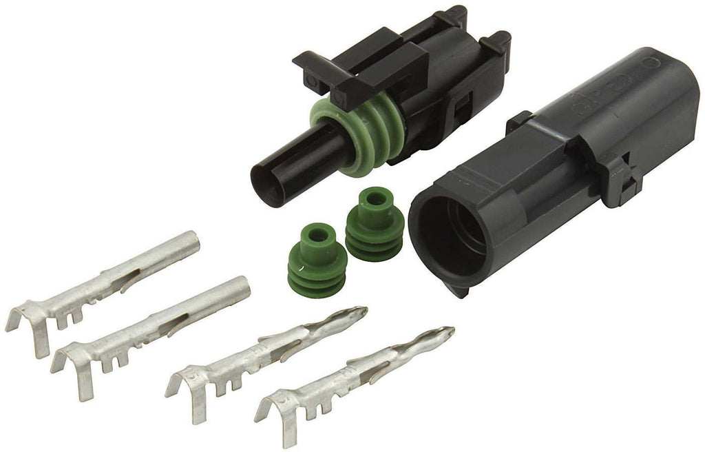 ALLSTAR PERFORMANCE 76265 - 1-Wire Weather Pack Connector Kit image