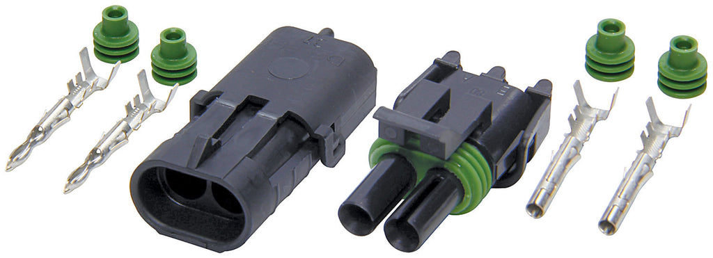 ALLSTAR PERFORMANCE 76266 - 2-Wire Weather Pack Connector Kit image