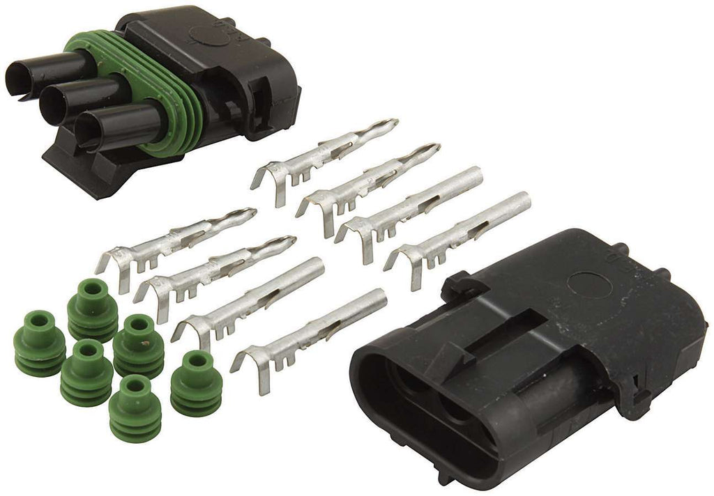 ALLSTAR PERFORMANCE 76267 - 3-Wire Weather Pack Connector Kit image