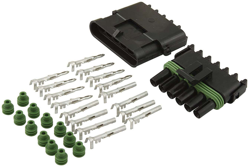ALLSTAR PERFORMANCE 76270 - 6-Wire Weather Pack Connector Kit image