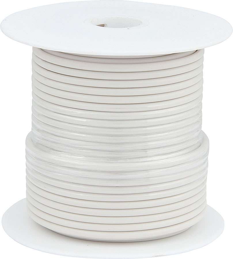 ALLSTAR PERFORMANCE 76512 - 20 AWG White Primary Wire 100ft image