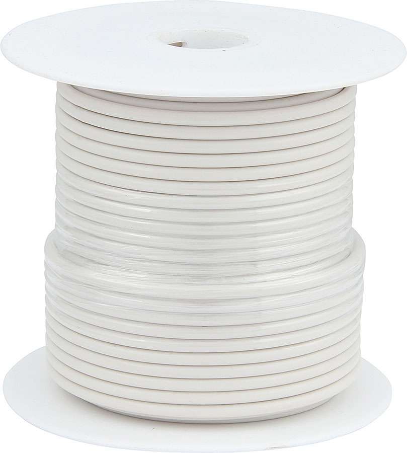 ALLSTAR PERFORMANCE 76552 - 14 AWG White Primary Wire 100ft image