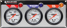 Load image into Gallery viewer, ALLSTAR PERFORMANCE 80091 - 3 Gauge Panel ALL OP/WT/OT image