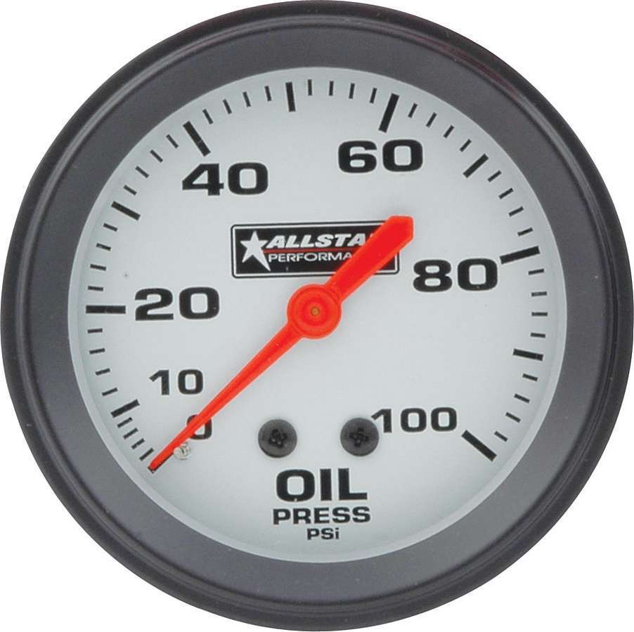 ALLSTAR PERFORMANCE 80095 - Oil Pressure Gauge 0-100PSI 2-5/8in image