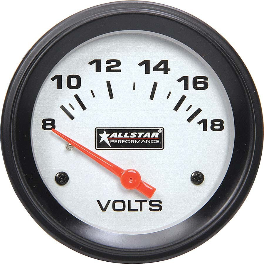 ALLSTAR PERFORMANCE 80099 - Volt Gauge 8-18V image