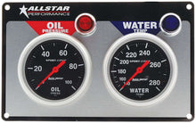 Load image into Gallery viewer, ALLSTAR PERFORMANCE 80110 - 2 Gauge Panel A/M OP/WT Sport-Comp image