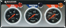 Load image into Gallery viewer, ALLSTAR PERFORMANCE 80112 - 3 Gauge Panel A/M OP/WT/OT Sport-Comp image