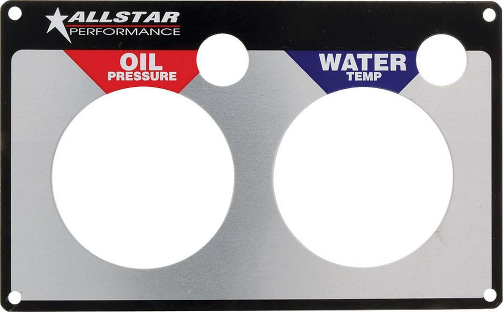 ALLSTAR PERFORMANCE 80125 - Repl 2 Gauge Panel OP/WT image