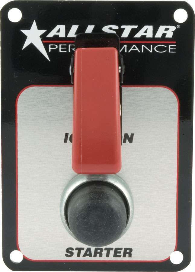 ALLSTAR PERFORMANCE 80141 - Switch Panel One Switch w/Flip Cover image