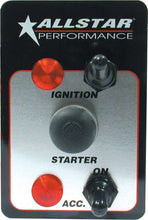 Load image into Gallery viewer, ALLSTAR PERFORMANCE 80146 - Switch Panel Two Switch w/Lights image