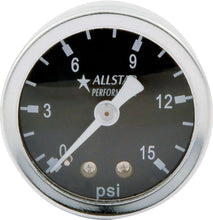 Load image into Gallery viewer, ALLSTAR PERFORMANCE 80200 - 1.5in Gauge 0-15 PSI Liquid Filled image