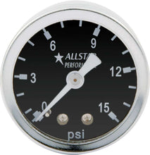 Load image into Gallery viewer, ALLSTAR PERFORMANCE 80210 - 1.5in Gauge 0-15 PSI Dry Type image