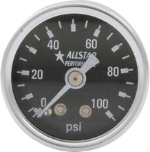 Load image into Gallery viewer, ALLSTAR PERFORMANCE 80216 - 1.5in Gauge 0-100 PSI Dry Type image