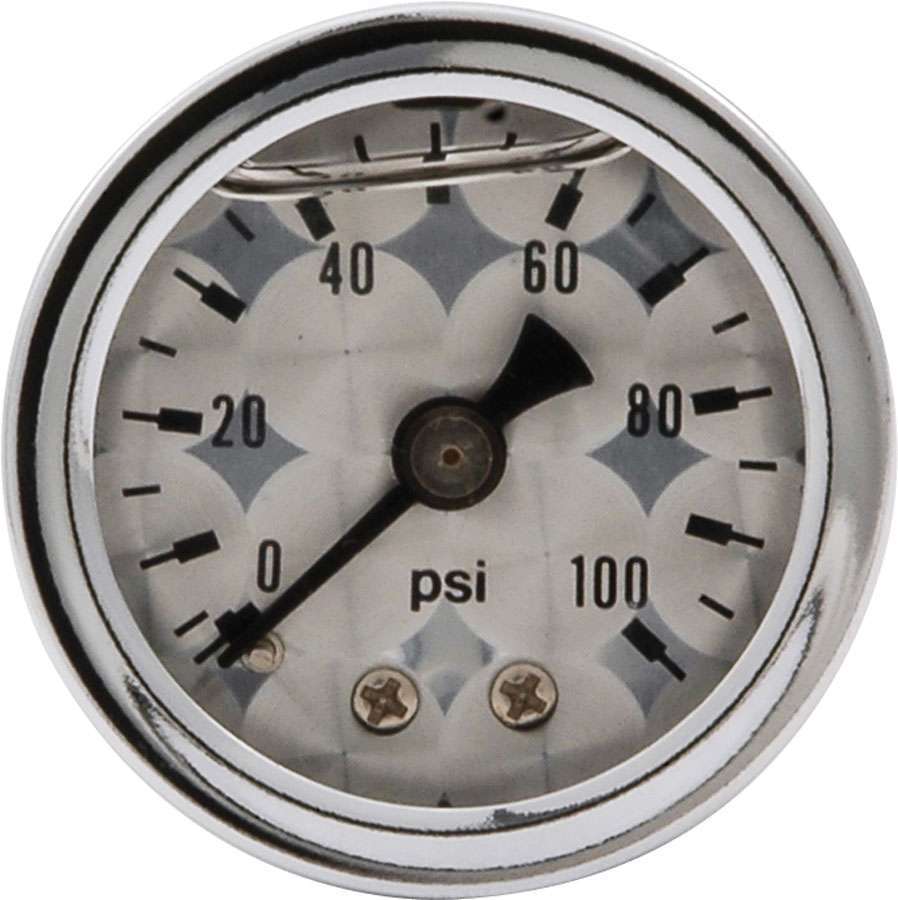 ALLSTAR PERFORMANCE 80226 - 1.5in Gauge 0-100 PSI Turned Face Liq Filled image