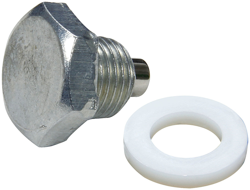 ALLSTAR PERFORMANCE 87040 - Oil Pan Drain Plug Magnetic 1/2-20 image