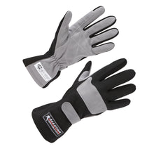 Load image into Gallery viewer, ALLSTAR PERFORMANCE 911011 - Driving Gloves SFI 3.3/1 S/L Black/Gray Small image