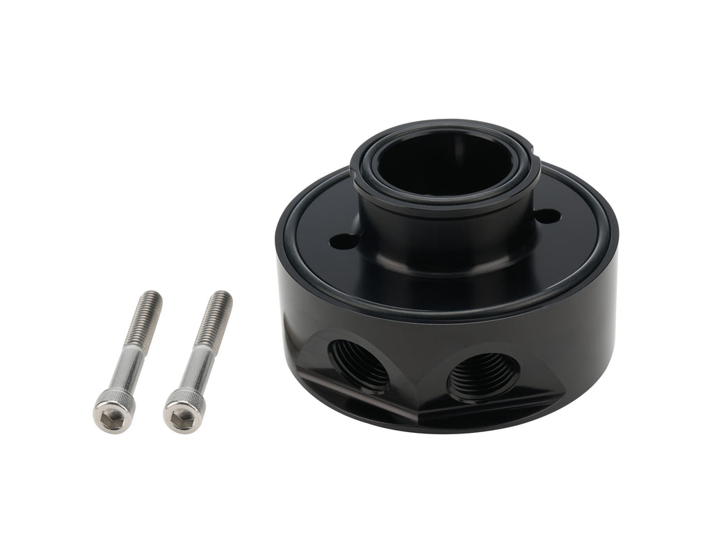 ALLSTAR PERFORMANCE 92022 - SBC Remote Oil Cooler Sandwich Adapter image