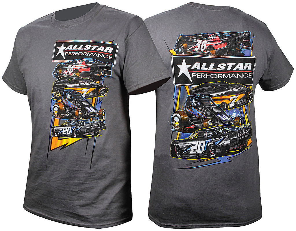 ALLSTAR PERFORMANCE 99901M - T-Shirt Dark Gray Circle Track Medium image