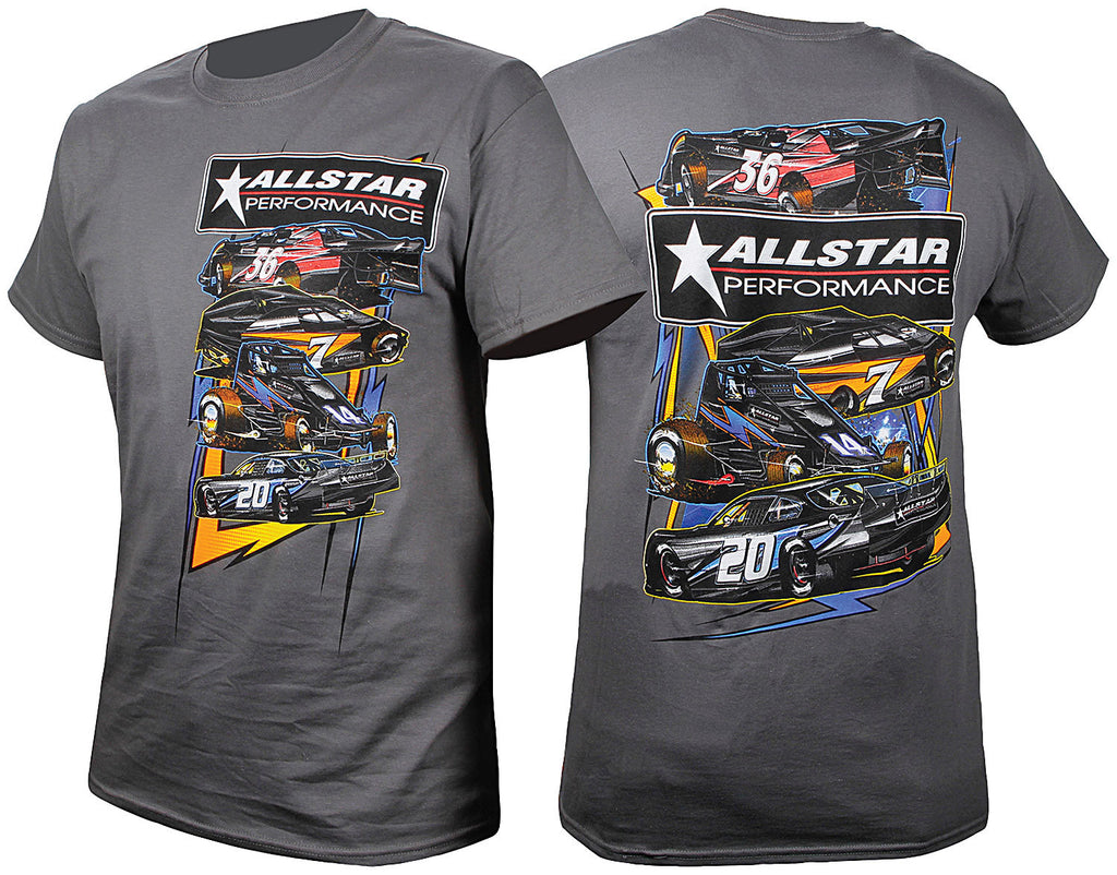 ALLSTAR PERFORMANCE 99901XL - T-Shirt Dark Gray Circle Track X-Large image