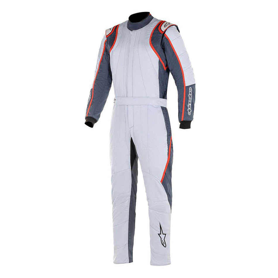 ALPINESTARS USA 3355121-1913-58 - Suit GP Race V2 Silver / gray Red Large / X-Large image