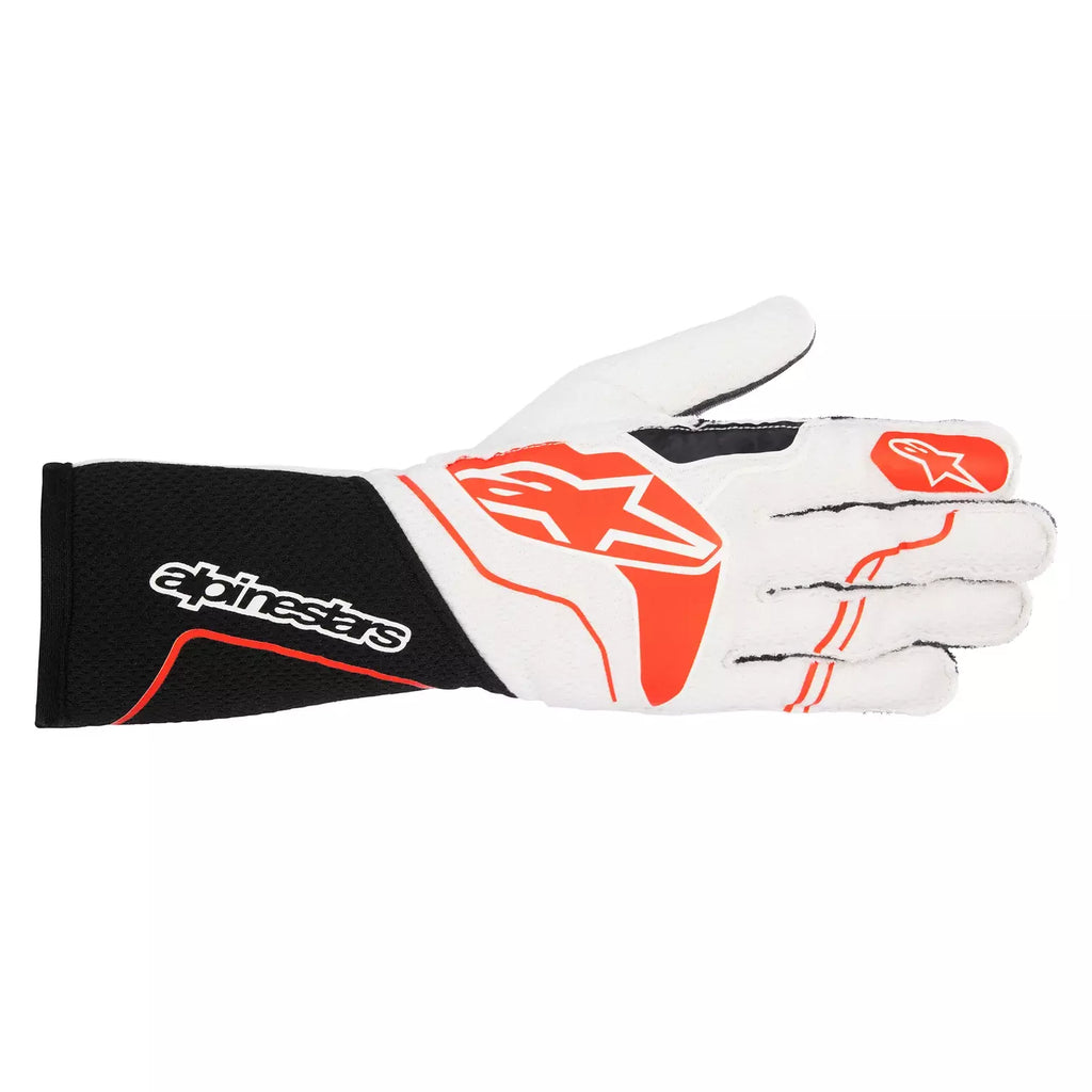 ALPINESTARS USA 3550323-123-XL - Gloves Tech 1-ZX White / Red X-Large image