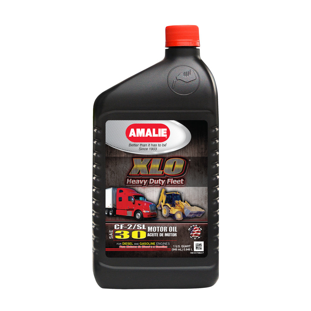 AMALIE 61736-56 - XLO Heavy Duty Fleet Eng ine Oil 30W Case 1Qt image