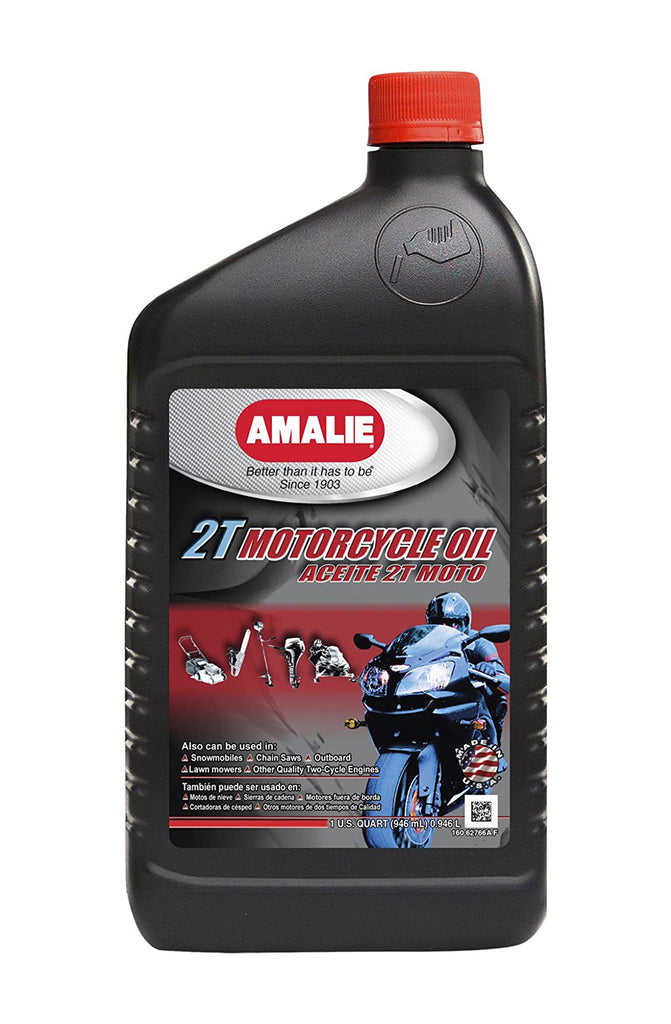 AMALIE 62766-56 - 2T Motorcycle Oil 1 Quart image