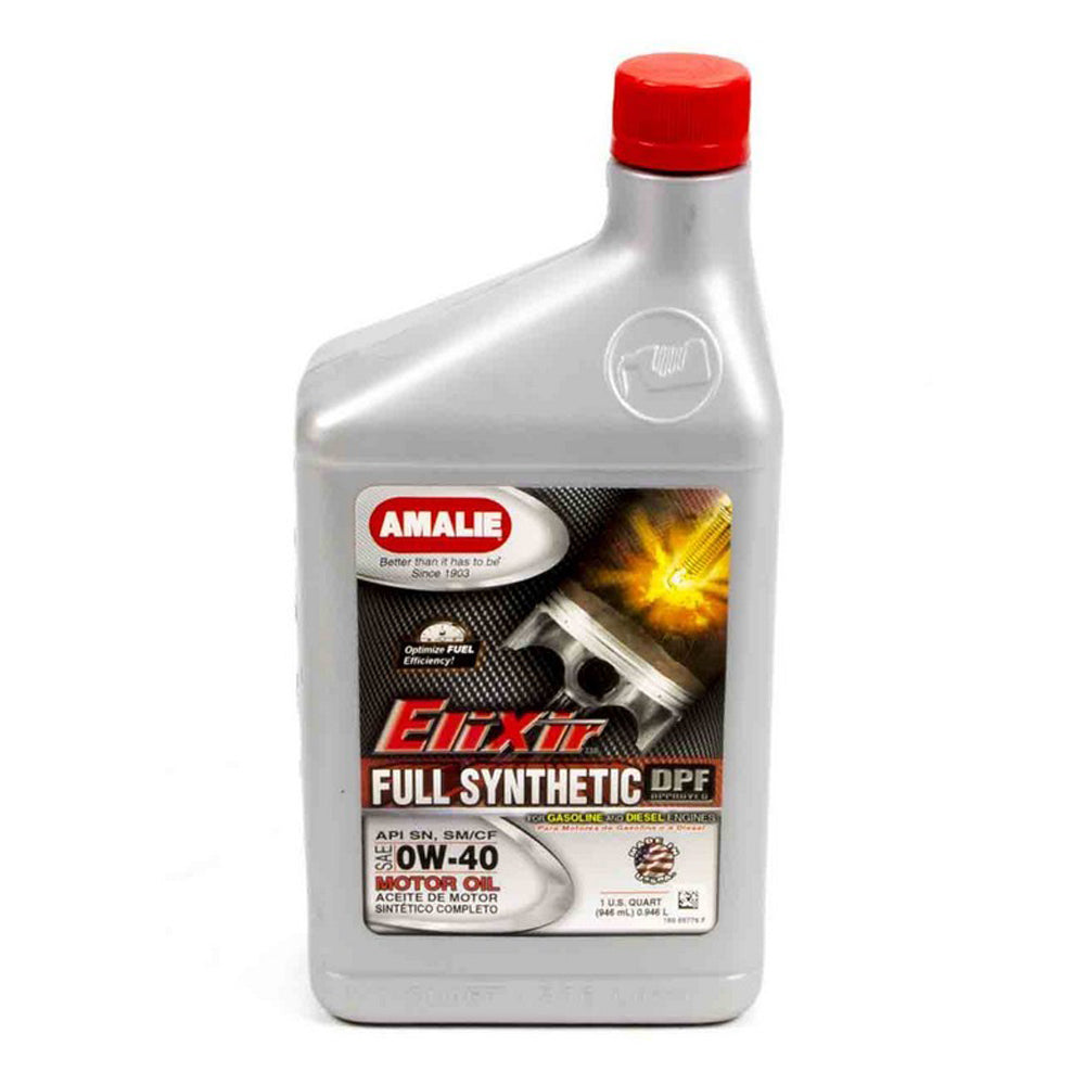 AMALIE 65776-56 - Elixir Full Syn 0w40 Oil 1Qt image