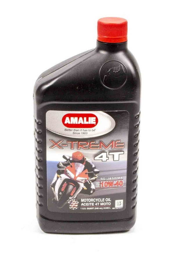 AMALIE 72676-56 - X-treme 4T SG Motorcycle Oil 10w40 1Qt image