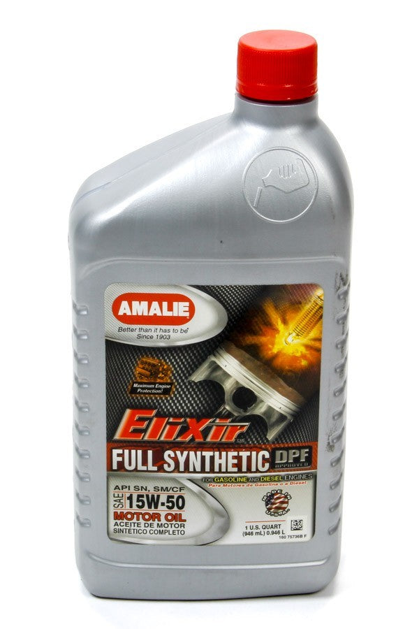 AMALIE 75736-56 - Elixir Full Synthetic 15w50 Oil 1Qt image