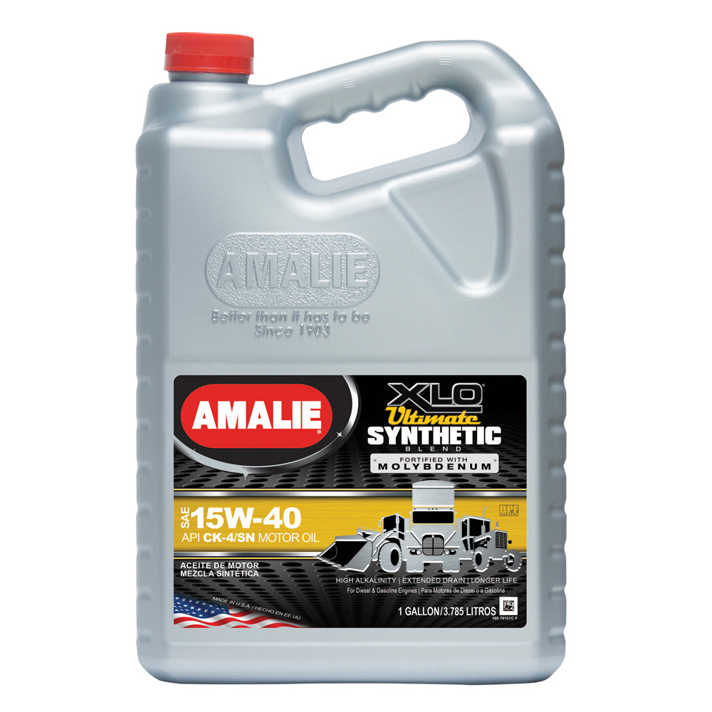 AMALIE 79107-36 - XLO Ultimate Synthetic Blend 15w40 Case 1 Gal. image