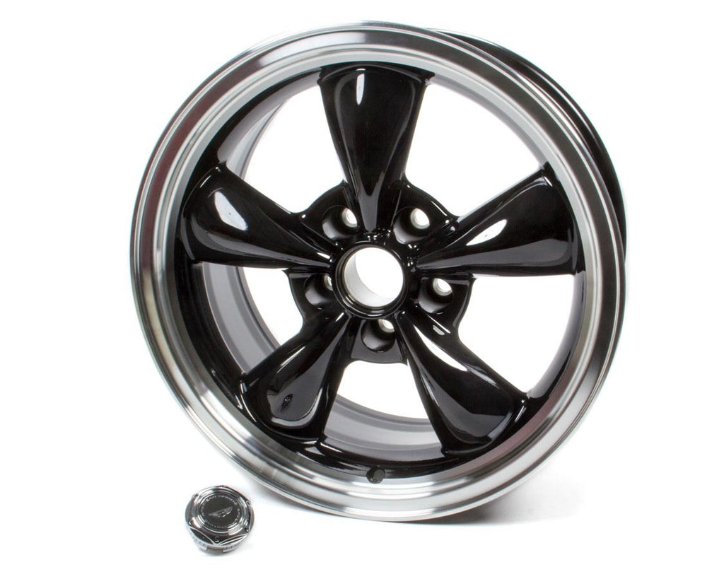 AMERICAN RACING WHEELS AR105M7861B - 17x8 Torq Thrust M Wheel Gloss Black Machined Lip image