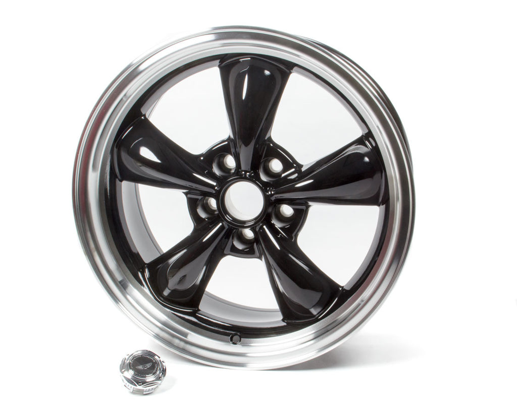 AMERICAN RACING WHEELS AR105M8861B - 18x8 Torq Thrust M Wheel Gloss Black Machined Lip image