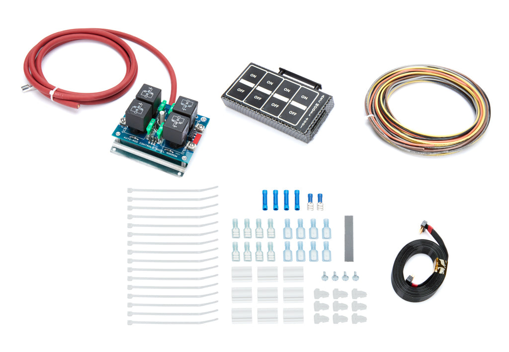 AUTO ROD CONTROLS 4004D - 4 Switch In-Dash Control Module  C/F Finish image