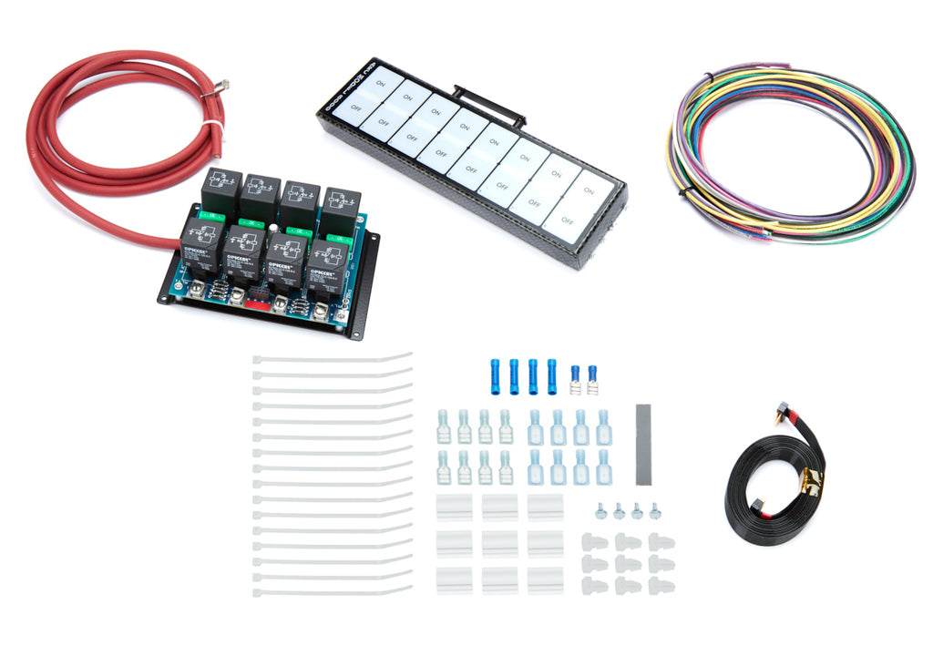 AUTO ROD CONTROLS 8003D - 8 Switch In-Dash Control Module  C/F Finish image